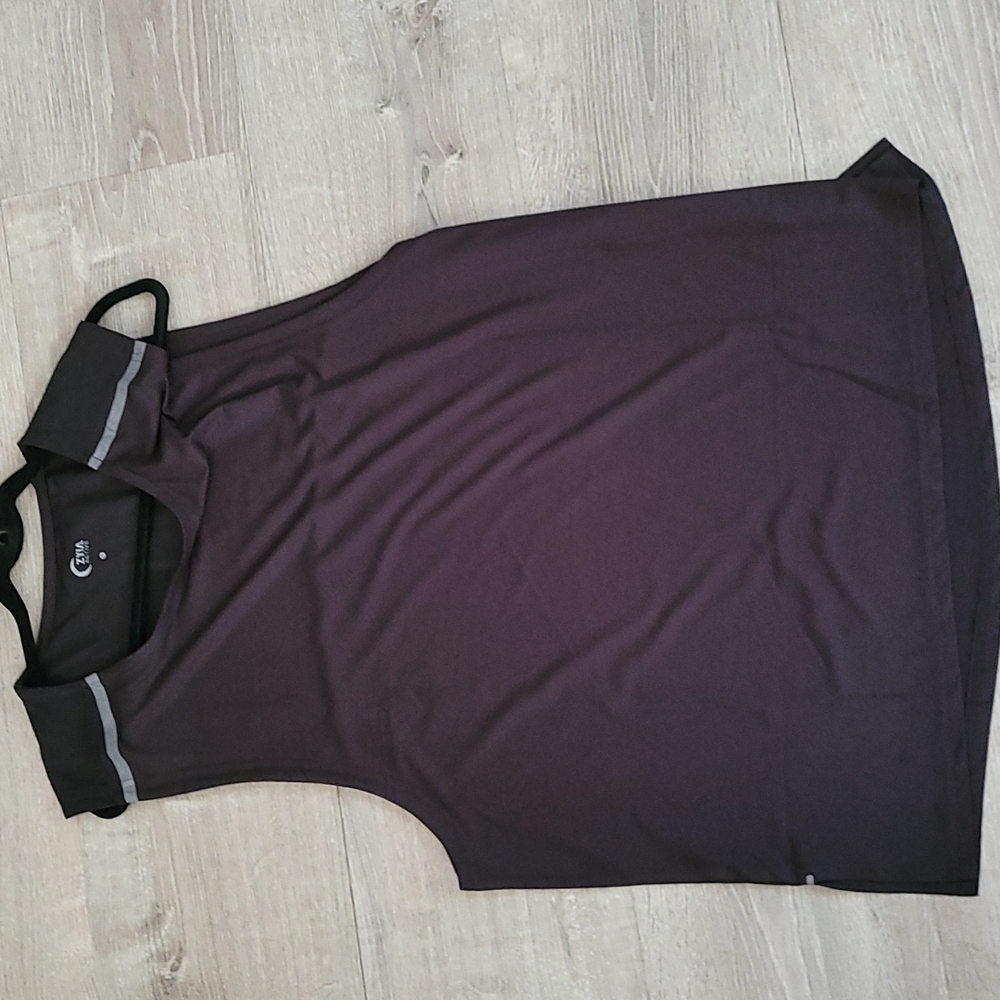 Zyia Men's Black Mesh Tank